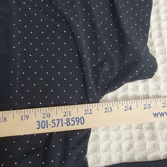 Joseph Ribkoff Belted Tunic Blouse Batwing Short Sleeve Black Plus Size 18 - Picture 12 of 16